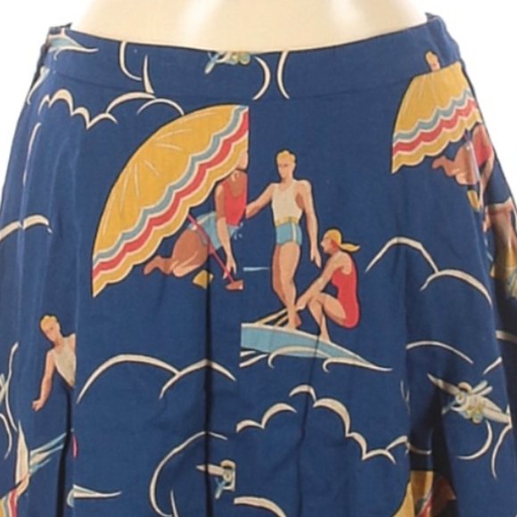 NWT Ralph Lauren Mikaela Retro Print Skirt - Picture 9 of 16